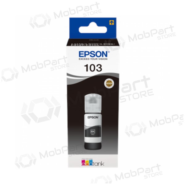 Epson 103 EcoTank (C13T00S14A), Tinteiro preto para impressoras a jato de tinta, 65 ml