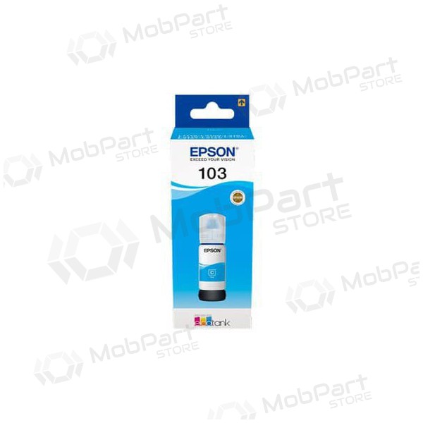 Epson 103 EcoTank (C13T00S24A), cartucho ciano para impressoras jato de tinta, 65 ml