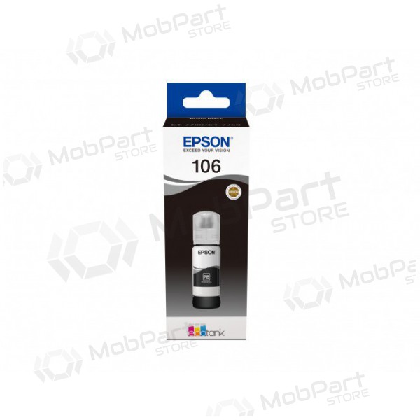 Epson 106 (C13T00R140), cartucho de tinta preto fotográfico para impressoras jato de tinta, 70 ml