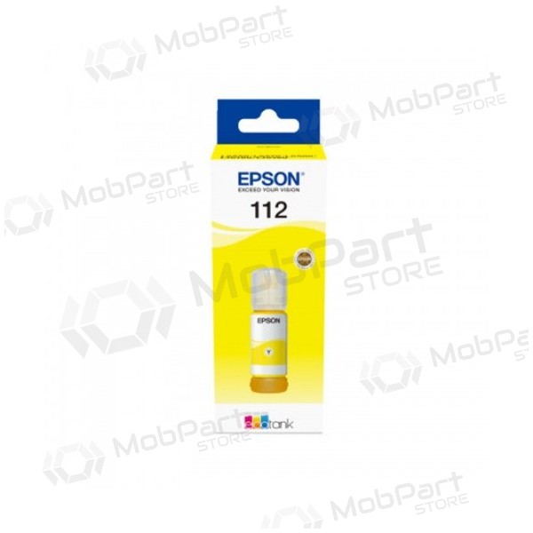 Epson 112 EcoTank (C13T06C44A) Garrafa de recarga de tinta, Amarelo