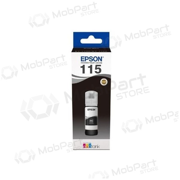 Epson 115 EcoTank (C13T07C14A) Garrafa de recarga de tinta, Preto