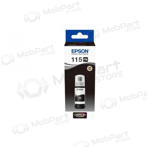Epson 115 EcoTank (C13T07D14A) Garrafa de recarga de tinta, Preto Foto