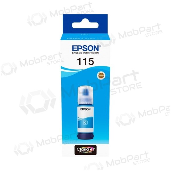 Epson 115 EcoTank (C13T07D24A) Garrafa de recarga de tinta, Ciano