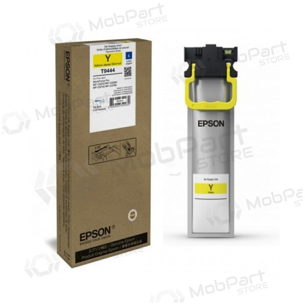 Cartucho de Tinta Amarelo Epson C13T944440 para Jato de Tinta, 3000 Páginas.