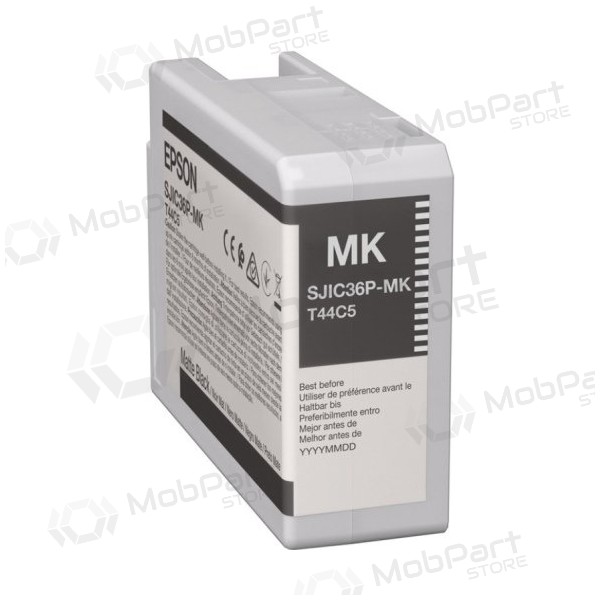 Cartucho de tinta Epson SJIC36P(MK) (C13T44C540), preto mate