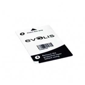 Evolis ACL003a-01 Zenius Primacy cartão de limpeza adesivo único