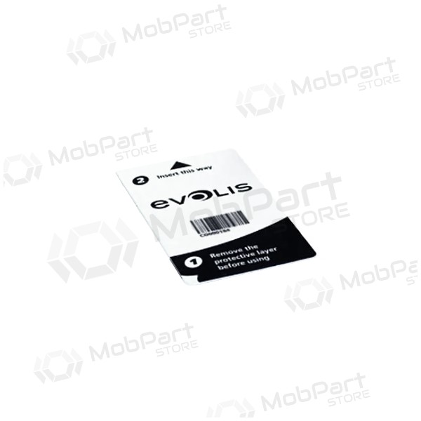 Evolis ACL003a-01 Zenius Primacy cartão de limpeza adesivo único