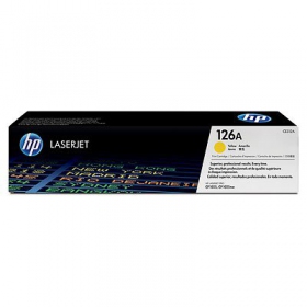 HP 126A (CE312A), amarelo cartucho para impressoras a laser, 1000 páginas.
