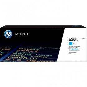 HP 658A (W2001A) Cartucho de toner, Ciano