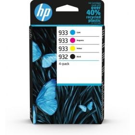 HP 932/933 4-pack (6ZC71AE) Conjunto de cartuchos de tinta, BK/C/M/Y
