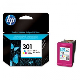 HP nº 301 (CH562EE), cartucho tricolor para impressoras a jato de tinta, 165 págs.