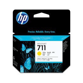 HP No.711 (CZ132A), cartucho amarelo para impressoras a jato de tinta