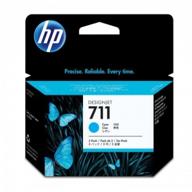 HP No.711 (CZ134A), cartucho ciano para impressoras a jato de tinta