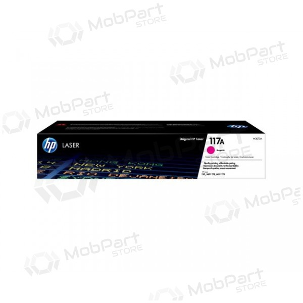 Cartucho de toner a laser HP 117A (W2073A), magenta