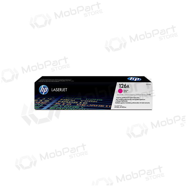 HP 126A (CE313A), cartucho roxo para impressoras a laser, 1000 páginas.