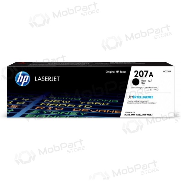 Cartucho de toner HP 207A (W2210A), preto