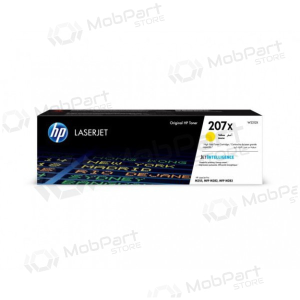 HP 207X W2212X, toner amarelo para impressoras a laser