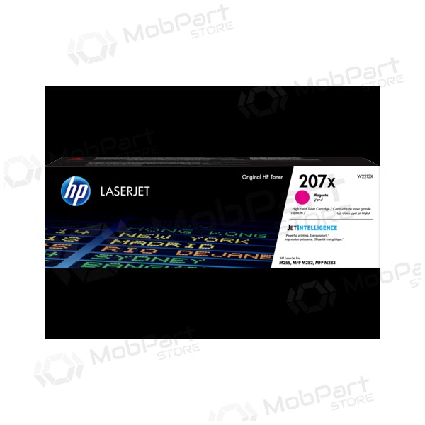 HP 207X W2213X, toner magenta para impressoras laser