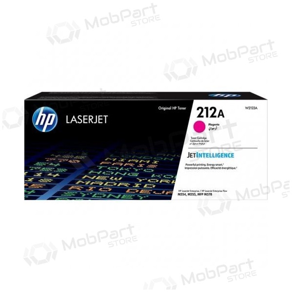HP 212A (W2123A) Cartucho de toner, magenta