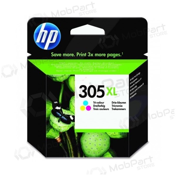 Cartucho de tinta HP 305XL Tricolor (3YM63AE), CMY
