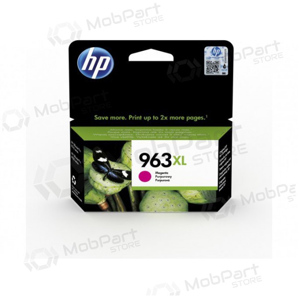 HP (3JA28AE, 963XL), cartucho de tinta roxo para impressoras de jato de tinta, 1600 páginas.
