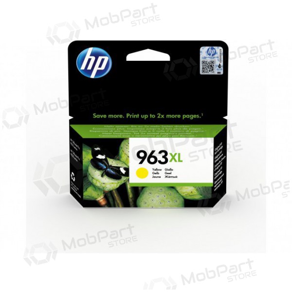 HP (3JA29AE, 963XL), cartucho amarelo para impressoras jato de tinta, 1600 páginas.