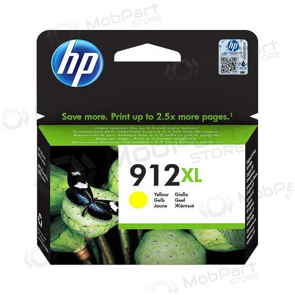 HP (3YL83AE, 912XL), cartucho amarelo para impressoras jato de tinta, 825 páginas.