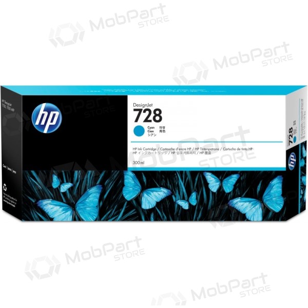 Cartucho de tinta HP 728 (F9K17A), Ciano