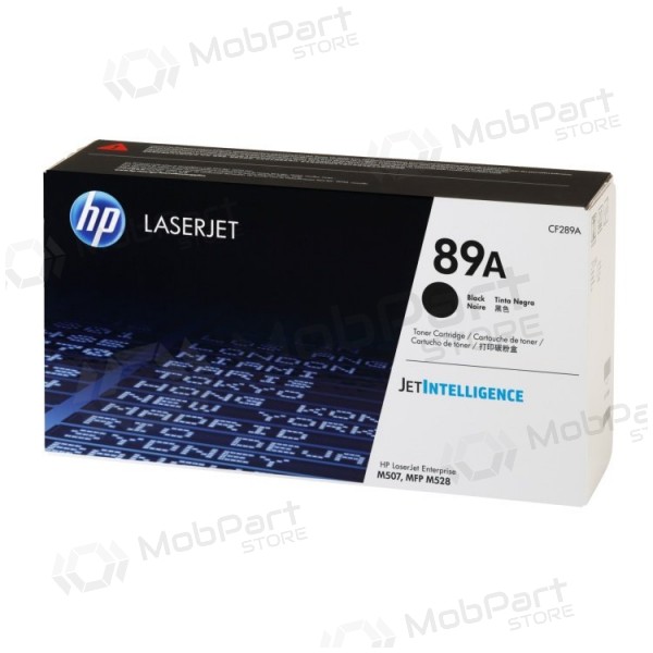 Cartucho de toner HP 89A (CF289A), preto