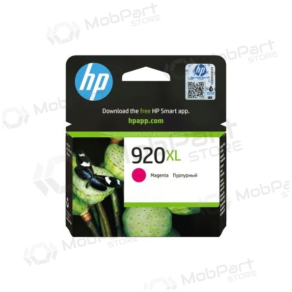 Cartucho de tinta HP 920XL (CD973AE), magenta (SPEC)