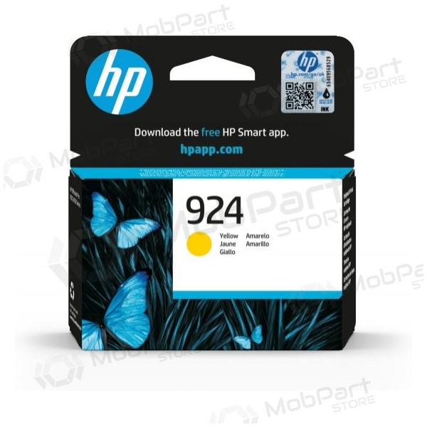Cartucho de tinta HP 924 (4K0U5NE), amarelo