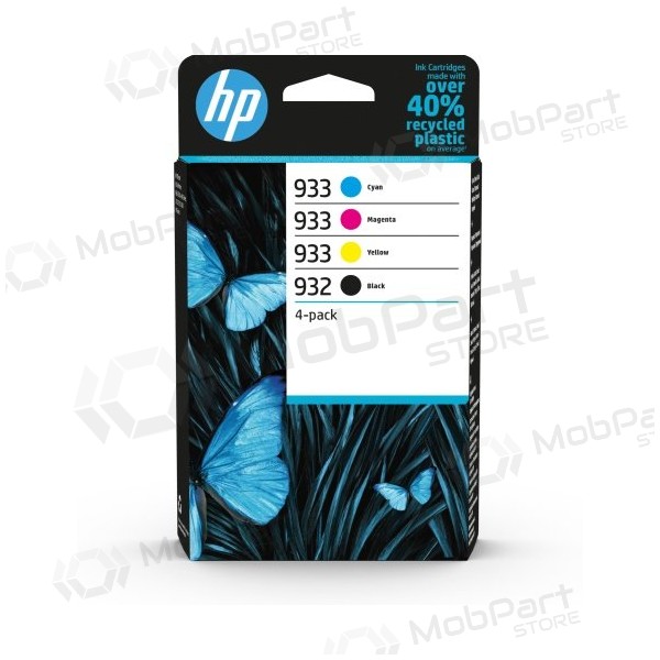 HP 932/933 4-pack (6ZC71AE) Conjunto de cartuchos de tinta, BK/C/M/Y