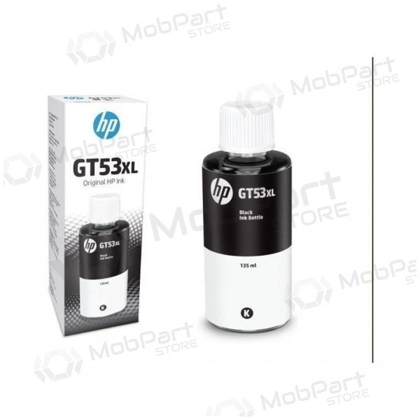 Frasco de recarga de tinta HP GT53XL (1VV21AE), preto