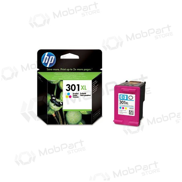 HP No.301 XL (CH564EE), trispalvė cartucho para impressoras jato de tinta, 330 páginas.