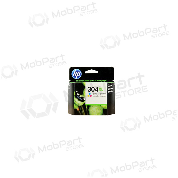 HP No.304 XL (N9K07AE), cartucho tricolor para impressoras a jato de tinta, 300 páginas