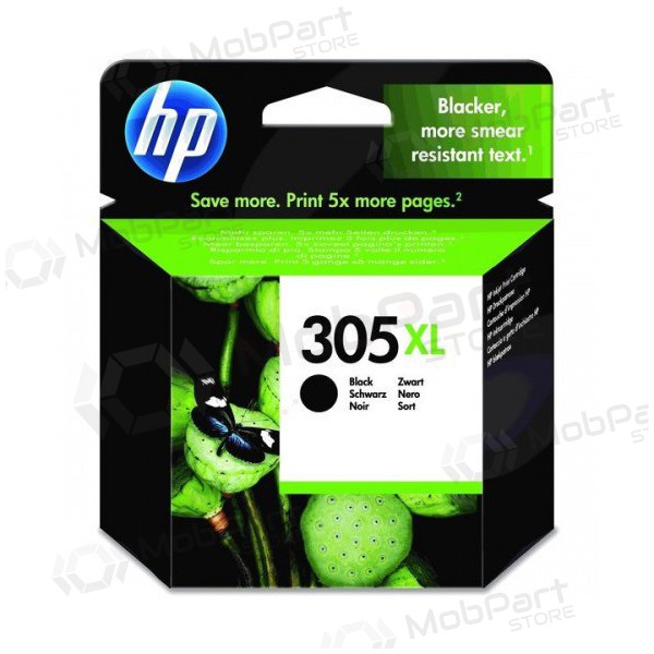 Cartucho de Tinta HP 305 XL (3YM62AE) Preto, para impressoras jato de tinta, 240 páginas.