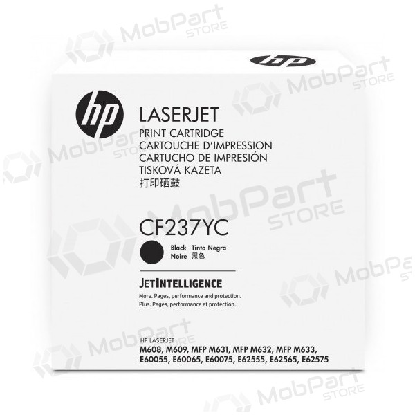 HP No.37X (CF237YC), preto cartucho para impressoras a laser, 41000 páginas.