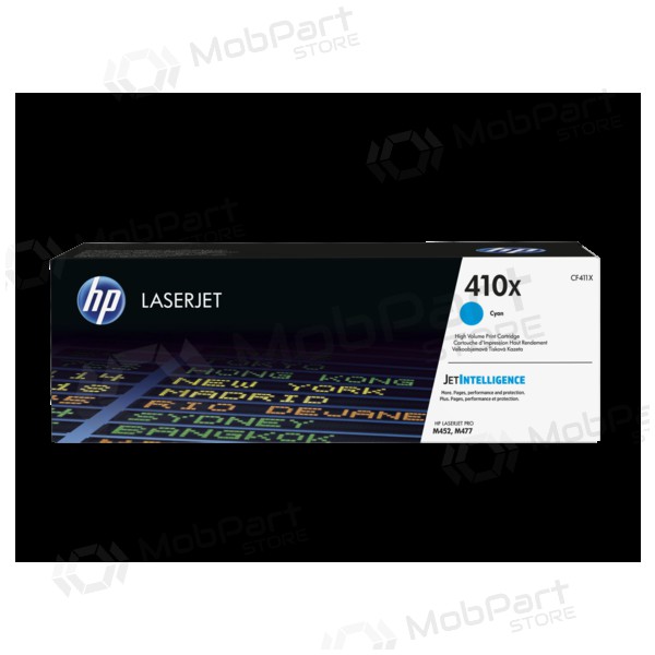 HP No.410X HC (CF411X), cartucho ciano para impressoras a laser, 5000 páginas