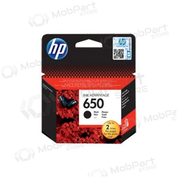 HP N.º 650 - CZ101AE, cartucho preto para impressoras a jato de tinta