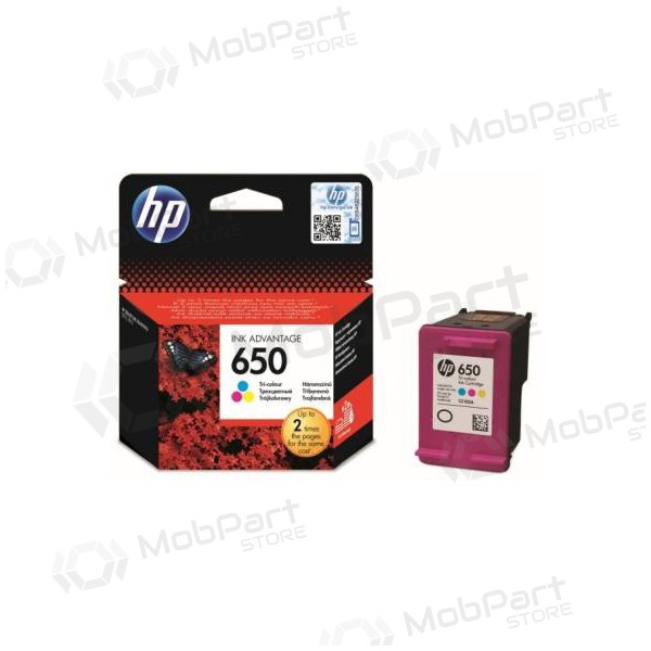 HP No.650 (CZ102AE), cartucho tricolor para impressoras a jato de tinta