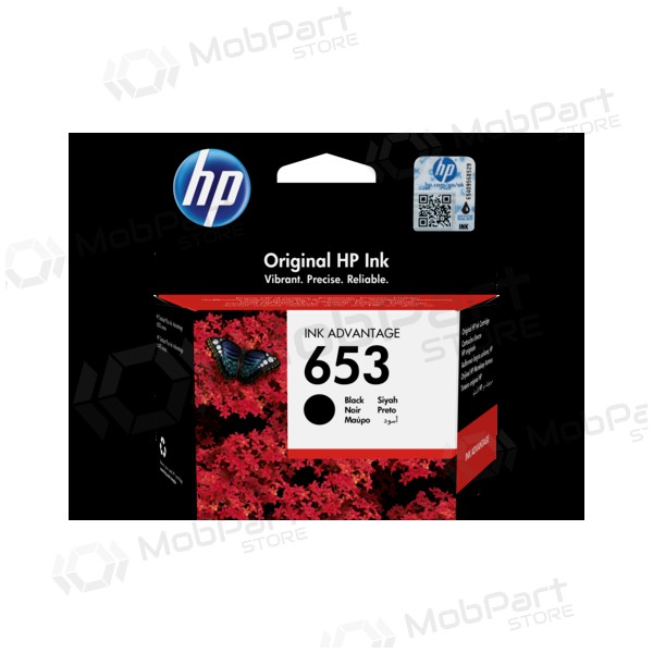 HP No.653 (3YM75AE), preto