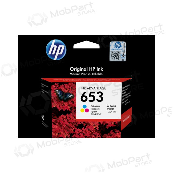 HP No.653 kasečių rinkinys (3YM74AE), , , amarelo cartucho