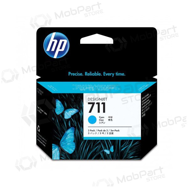 HP No.711 (CZ134A), cartucho ciano para impressoras a jato de tinta