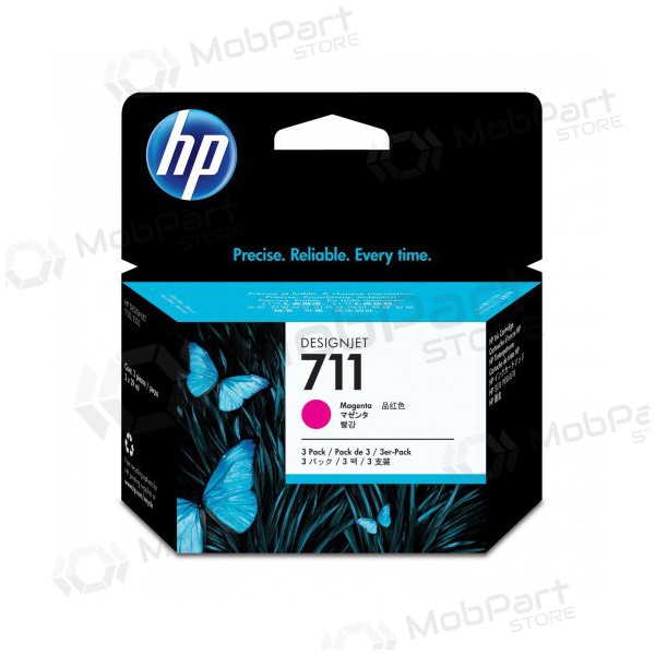 Cartucho HP 711 Magenta (CZ135A) para impressoras a jato de tinta