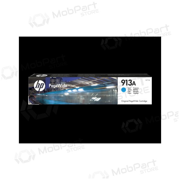 HP nº 913A - F6T77AE, cartucho ciano para impressoras a jato de tinta, 3000 páginas.