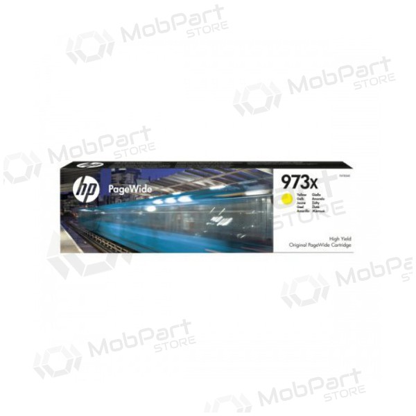 HP No.973X (F6T83AE), amarelo cartucho para impressoras jato de tinta, 7000 páginas.
