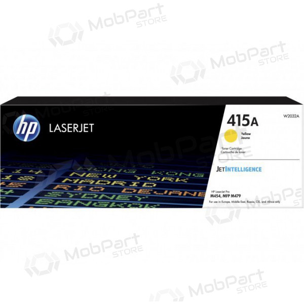 HP (W2032A, 415A), amarelo cartucho para impressoras a laser