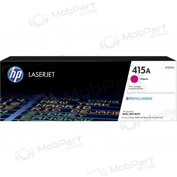 HP (W2033A, 415A), cartucho magenta para impressoras a laser