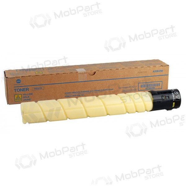 Konica-Minolta TN-321 (A33K250), cartucho amarelo para impressoras a laser, 25000 páginas