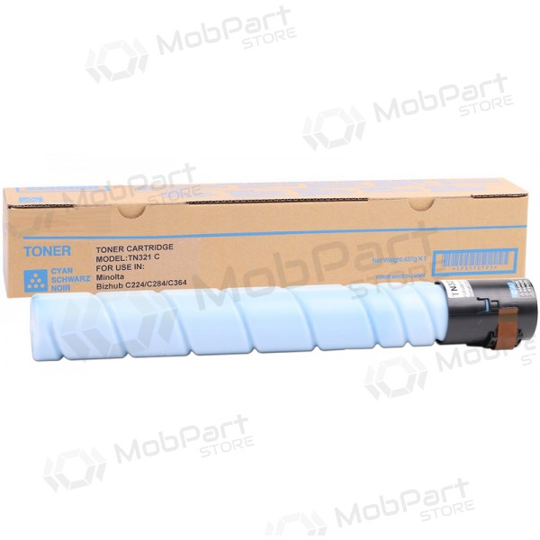 Konica-Minolta TN-321 (A33K450), cartucho ciano para impressoras a laser, 25000 páginas